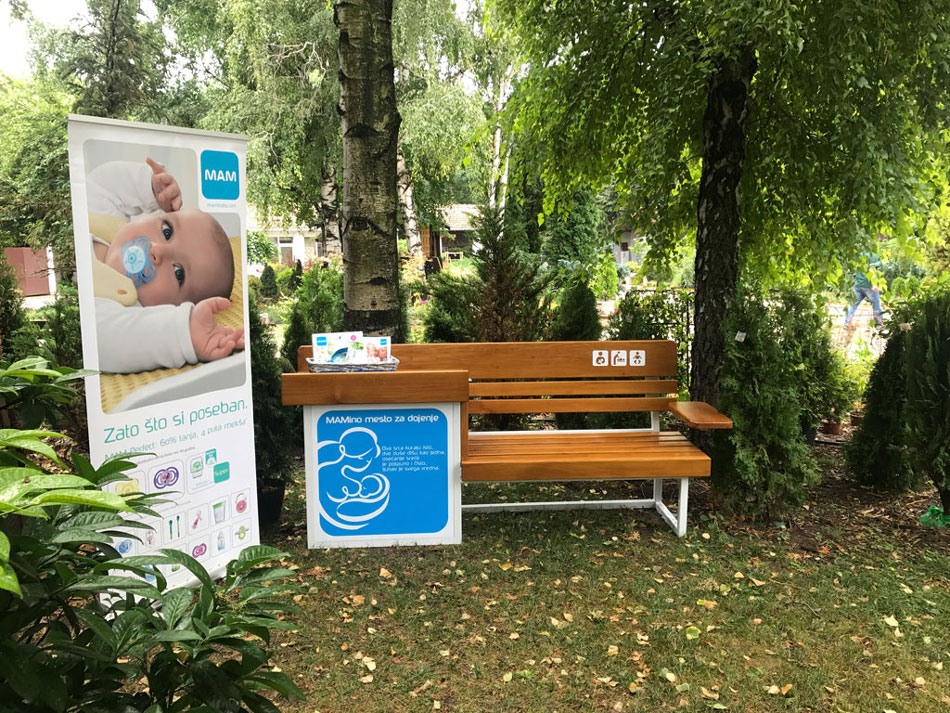 Niš gets a MAM breastfeeding bench