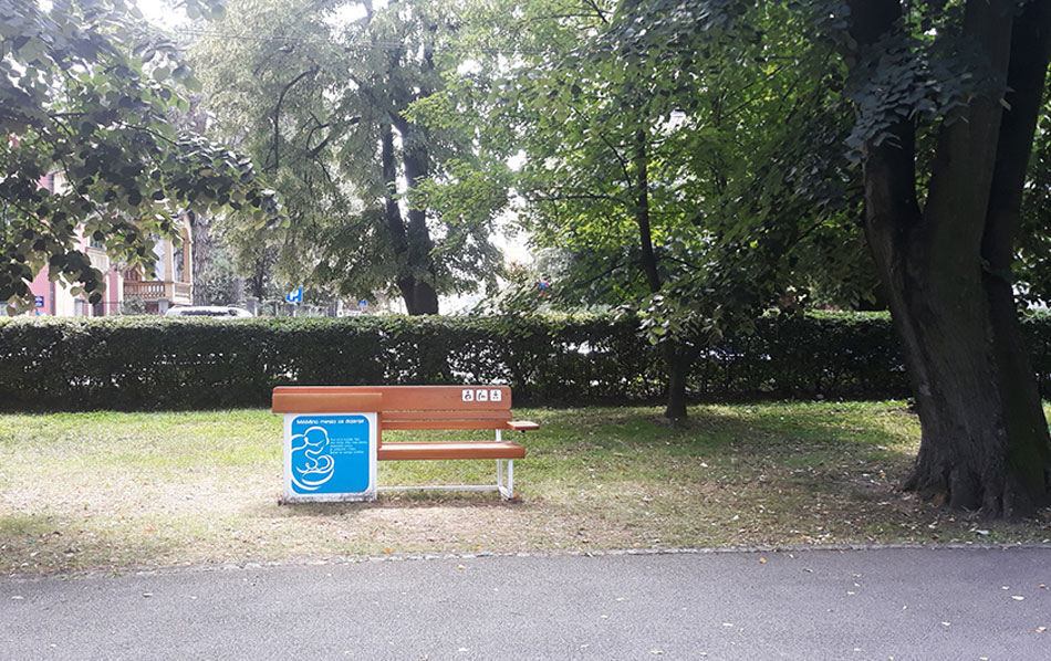 Čačak gets a MAM breastfeeding bench too