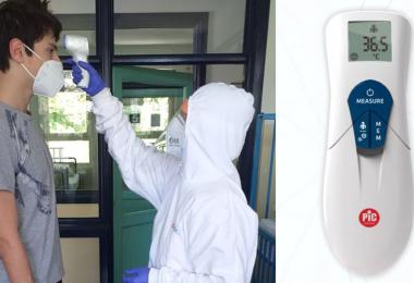 Keprom donates PiC no-contact thermometers